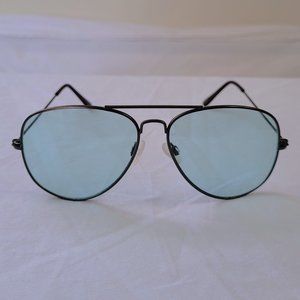 Light Blue Aviator Sunglasses